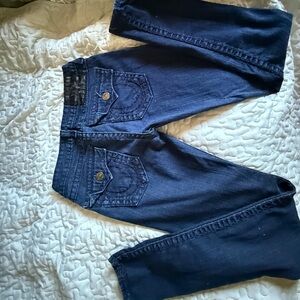 True Religion Women's Dark Indigo Skinny Jeans